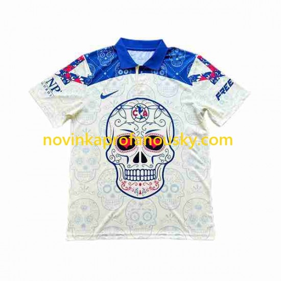 Club América Dres Day of the Dead Venkovní Fotbalové Dresy pro Muže 2023-2024 Krátký rukáv