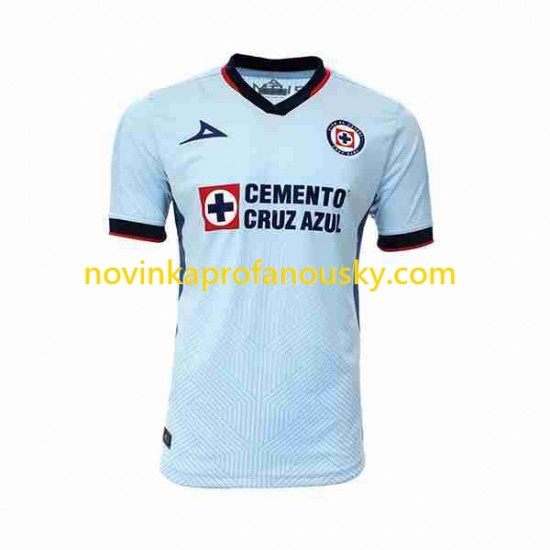 Cruz Azul Dres Venkovní Fotbalové Dresy pro Muže 2023-2024 Krátký rukáv