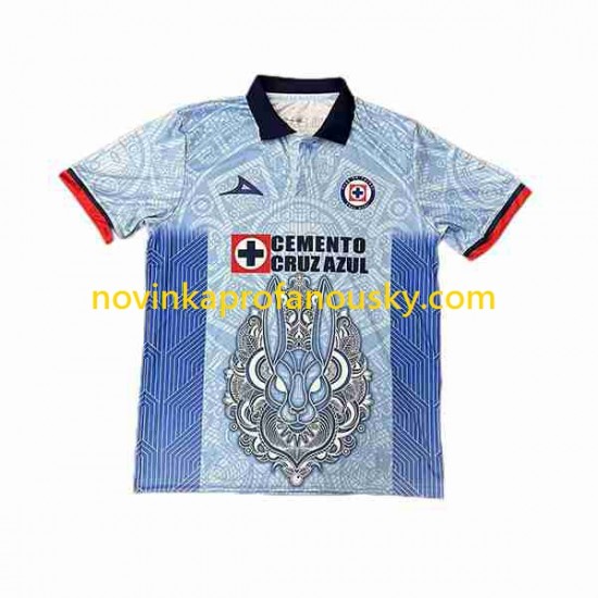 Cruz Azul Dres Day of the Dead Venkovní Fotbalové Dresy pro Muže 2023-2024 Krátký rukáv