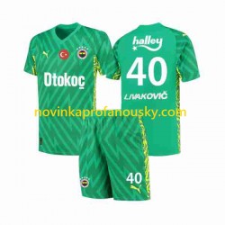Fenerbahce Livakovic 40 Footbal Kit Brankářské Domácí Fotbalové Dresy 2023-2024 Krátký rukáv