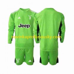 Juventus Dres Brankářské Alternativní Fotbalové Dresy pro Děti 2023-2024 Dlouhý rukáv