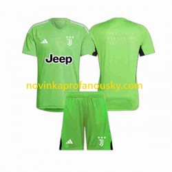 Juventus Dres Brankářské Alternativní Fotbalové Dresy pro Děti 2023-2024 Krátký rukáv