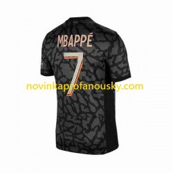 Paris Saint-Germain Dres Mbappé Kylian 7 Alternativní Fotbalové Dresy pro Muže 2023-2024 Krátký rukáv