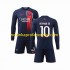 Paris Saint-Germain Dres Neymar Jr 10 Domácí Fotbalové Dresy pro Děti 2023-2024 Dlouhý rukáv