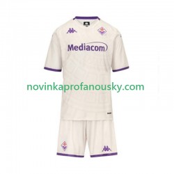 ACF Fiorentina Dres Venkovní Fotbalové Dresy pro Děti 2025-2026 Krátký rukáv
