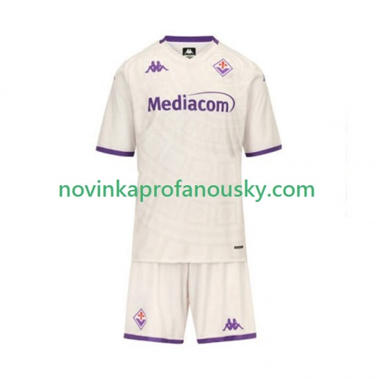 ACF Fiorentina Dres Venkovní Fotbalové Dresy pro Děti 2025-2026 Krátký rukáv
