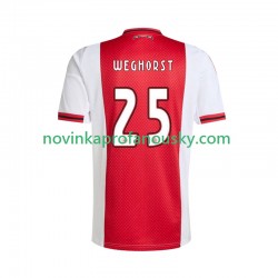 AFC Ajax Dres Wout Weghorst 25 Domácí Fotbalové Dresy pro Muže 2025-2026 Krátký rukáv
