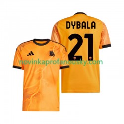 AS Řím Dres Dybala 21 Venkovní Fotbalové Dresy pro Muže 2025-2026 Krátký rukáv