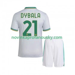 AS Řím Dres Dybala 21 Alternativní Fotbalové Dresy pro Děti 2025-2026 Krátký rukáv