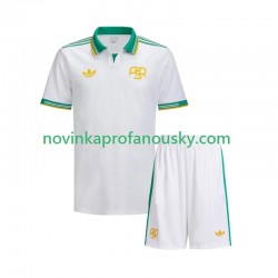 AS Řím Dres Alternativní Fotbalové Dresy pro Děti 2025-2026 Krátký rukáv