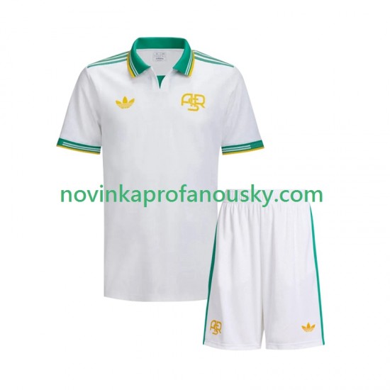 AS Řím Dres Alternativní Fotbalové Dresy pro Děti 2025-2026 Krátký rukáv