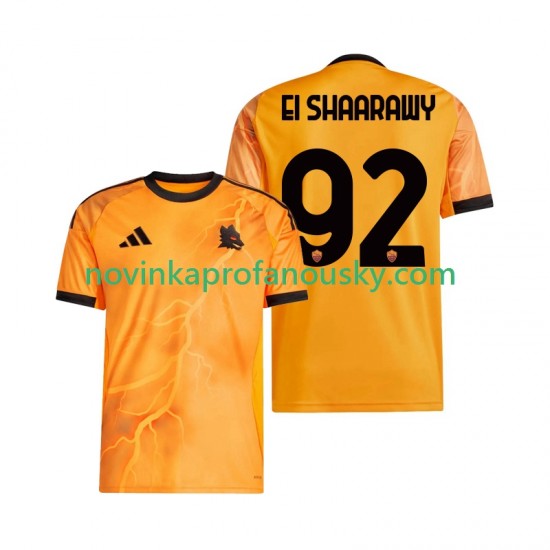 AS Řím Dres Stephan El Shaarawy 92 Venkovní Fotbalové Dresy pro Muže 2025-2026 Krátký rukáv