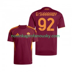 AS Řím Dres Stephan El Shaarawy 92 Domácí Fotbalové Dresy pro Muže 2025-2026 Krátký rukáv
