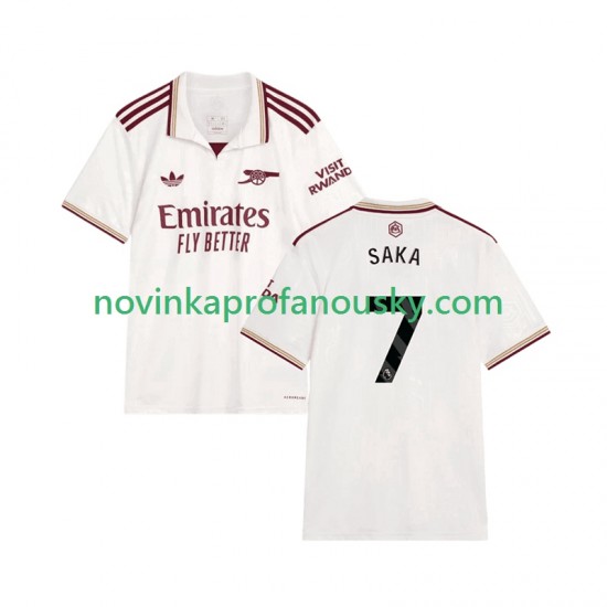 Arsenal Dres Bukayo Saka 7 Alternativní Fotbalové Dresy pro Muže 2025-2026 Krátký rukáv