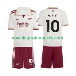 Arsenal Dres Eberechi Eze 10 Alternativní Fotbalové Dresy pro Děti 2025-2026 Krátký rukáv