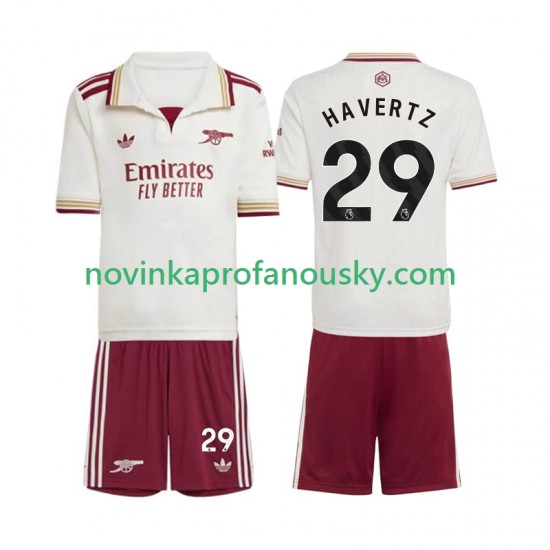 Arsenal Dres Kai Havertz 29 Alternativní Fotbalové Dresy pro Děti 2025-2026 Krátký rukáv