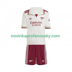 Arsenal Dres Alternativní Fotbalové Dresy pro Děti 2025-2026 Krátký rukáv