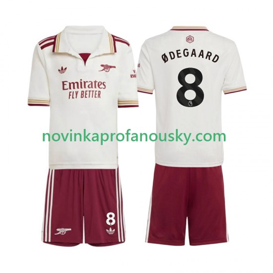 Arsenal Dres Martin Odegaard 8 Alternativní Fotbalové Dresy pro Děti 2025-2026 Krátký rukáv