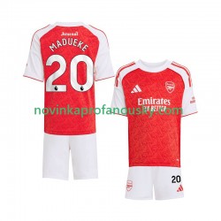 Arsenal Dres Noni Madueke 20 Domácí Fotbalové Dresy pro Děti 2025-2026 Krátký rukáv