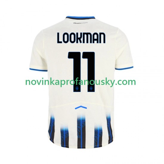 Atalanta Dres Ademola Lookman 11 Venkovní Fotbalové Dresy pro Muže 2025-2026 Krátký rukáv