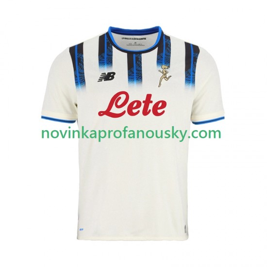 Atalanta Dres Venkovní Fotbalové Dresy pro Muže 2025-2026 Krátký rukáv