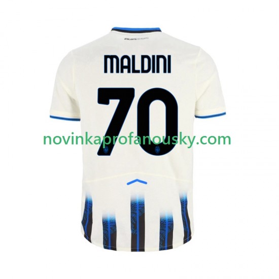 Atalanta Dres Daniel Maldini 70 Venkovní Fotbalové Dresy pro Muže 2025-2026 Krátký rukáv