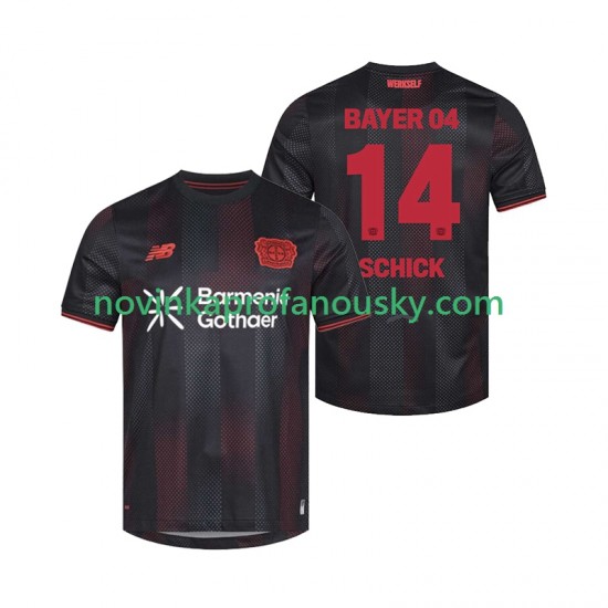 Bayer 04 Leverkusen Dres Patrik Schick 14 Domácí Fotbalové Dresy pro Muže 2025-2026 Krátký rukáv