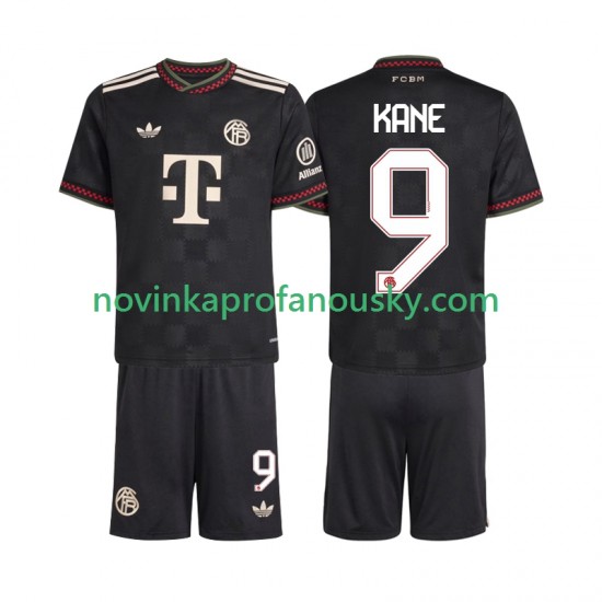 FC Bayern Mnichov Dres Harry Kane 9 Alternativní Fotbalové Dresy pro Děti 2025-2026 Krátký rukáv