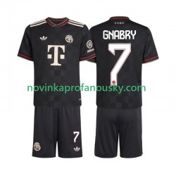 FC Bayern Mnichov Dres Serge Gnabry 7 Alternativní Fotbalové Dresy pro Děti 2025-2026 Krátký rukáv