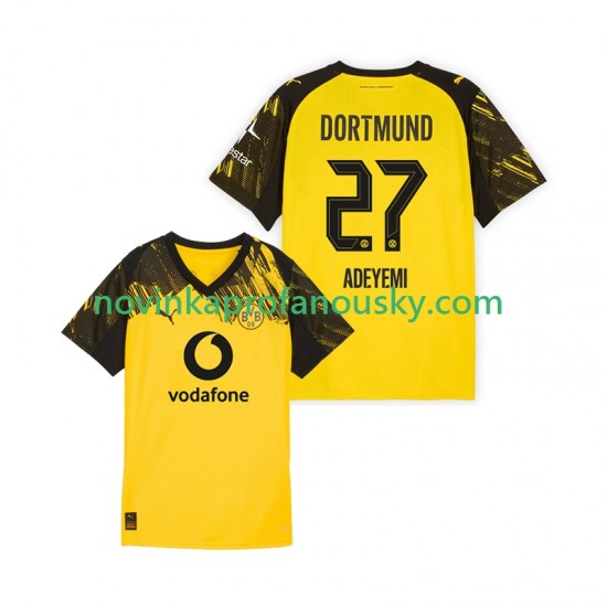 Borussia Dortmund Dres Karim Adeyemi 27 Domácí Fotbalové Dresy pro Muže 2025-2026 Krátký rukáv