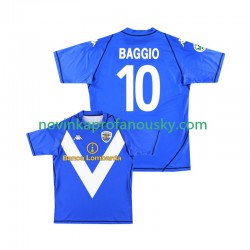 Dres Brescia Calcio Baggio 10 2003 Retro Domácí Fotbalové Dresy pro Muže 2004 Krátký rukáv