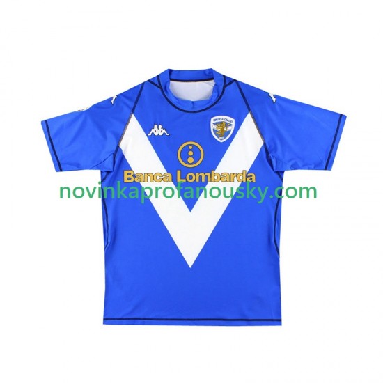 Dres Brescia Calcio 2003 Retro Domácí Fotbalové Dresy pro Muže 2004 Krátký rukáv