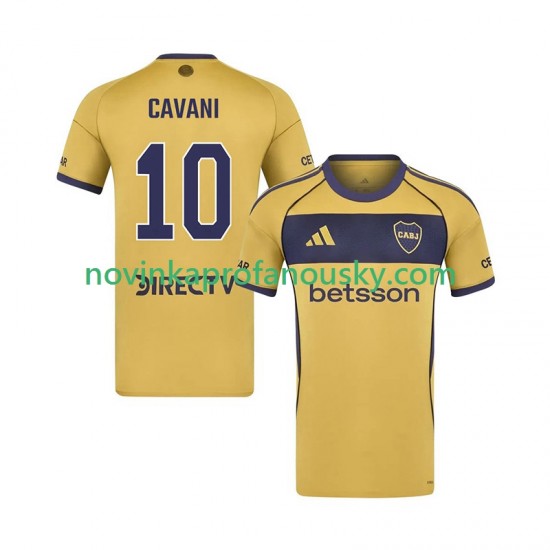 CA Boca Juniors Dres Edinson Cavani 10 Venkovní Fotbalové Dresy pro Muže 2025-2026 Krátký rukáv