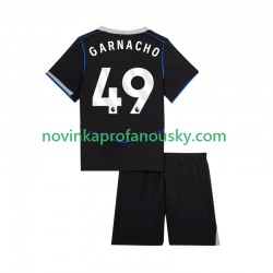 Chelsea Dres Alejandro Garnacho 49 Alternativní Fotbalové Dresy pro Děti 2025-2026 Krátký rukáv