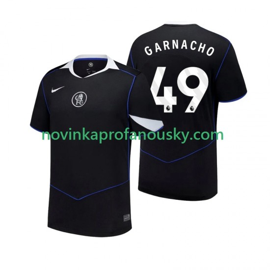 Chelsea Dres Alejandro Garnacho 49 Alternativní Fotbalové Dresy pro Muže 2025-2026 Krátký rukáv