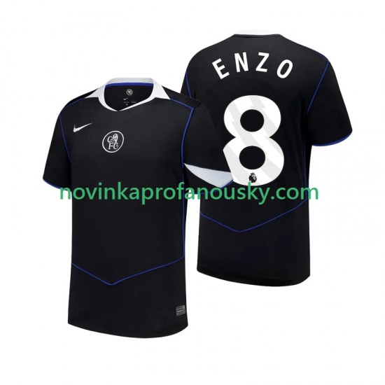 Chelsea Dres Enzo Fernandez 8 Alternativní Fotbalové Dresy pro Muže 2025-2026 Krátký rukáv