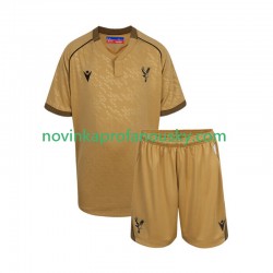 Crystal Palace Dres Venkovní Fotbalové Dresy pro Děti 2025-2026 Krátký rukáv