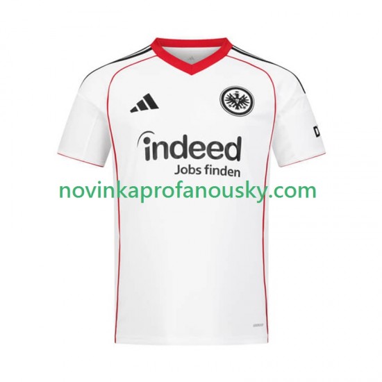 Eintracht Frankfurt Dres Venkovní Fotbalové Dresy pro Muže 2025-2026 Krátký rukáv