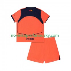 FC Barcelona Dres Alternativní Fotbalové Dresy pro Děti 2025-2026 Krátký rukáv
