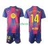 FC Barcelona Dres Marcus Rashford 14 Domácí Fotbalové Dresy pro Děti 2025-2026 Krátký rukáv