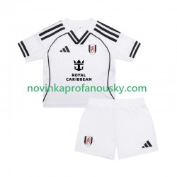 Fulham Dres Domácí Fotbalové Dresy pro Děti 2025-2026 Krátký rukáv