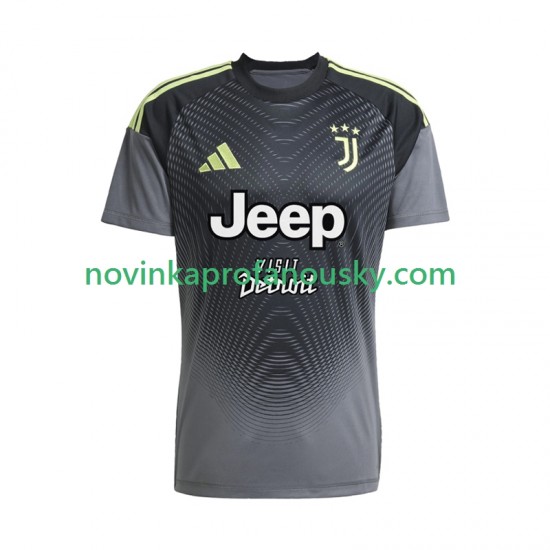 Juventus Dres Brankářské Venkovní Fotbalové Dresy pro Muže 2025-2026 Krátký rukáv