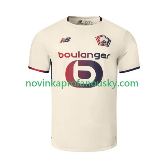 LOSC Lille Dres Venkovní Fotbalové Dresy pro Muže 2025-2026 Krátký rukáv