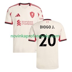 Liverpool Dres Diogo Jota 20 Venkovní Fotbalové Dresy pro Muže 2025-2026 Krátký rukáv