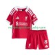Liverpool Dres Dominik Szoboszlai 8 Domácí Fotbalové Dresy pro Děti 2025-2026 Krátký rukáv