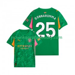 Manchester City Dres Gianluigi Donnarumma 25 Brankářské Domácí Fotbalové Dresy pro Muže 2025-2026 Krátký rukáv