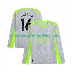 Manchester City Dres Rodrigo Hernandez 16 Alternativní Fotbalové Dresy pro Muže 2025-2026 Dlouhý rukáv