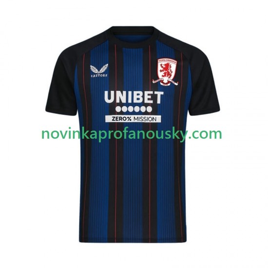 Middlesbrough Dres Venkovní Fotbalové Dresy pro Muže 2025-2026 Krátký rukáv