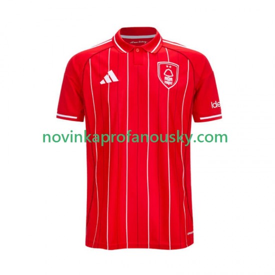 Nottingham Forest Dres Domácí Fotbalové Dresy pro Muže 2025-2026 Krátký rukáv