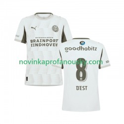 PSV Eindhoven Dres Sergino Dest 8 Alternativní Fotbalové Dresy pro Muže 2025-2026 Krátký rukáv
